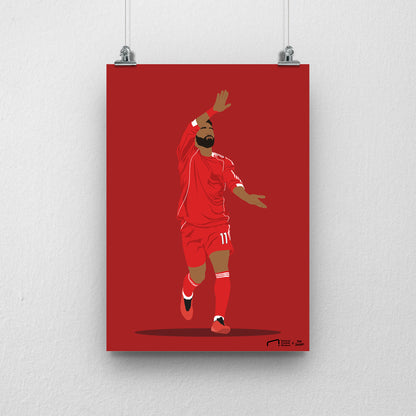 Mo Salah Print - DanDesignsGB
