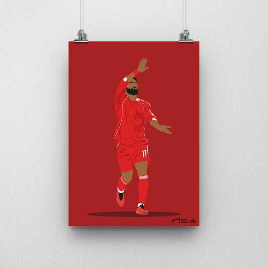 Mo Salah Print - DanDesignsGB