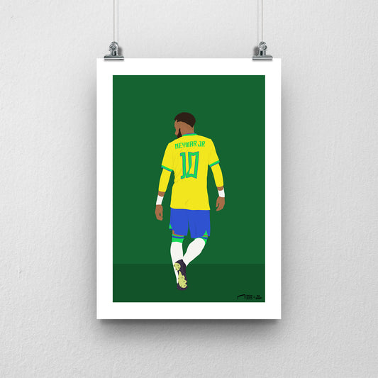 Neymar Brazil print - DanDesignsGB