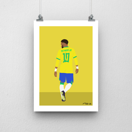 Neymar Brazil print - DanDesignsGB