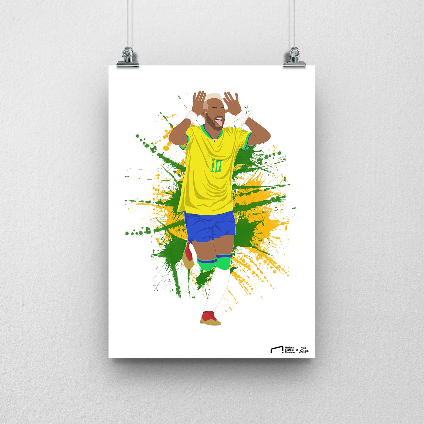 Neymar Brazil print - DanDesignsGB