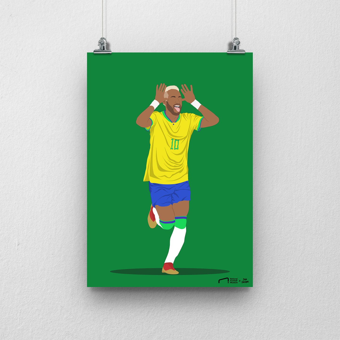 Neymar Brazil print - DanDesignsGB