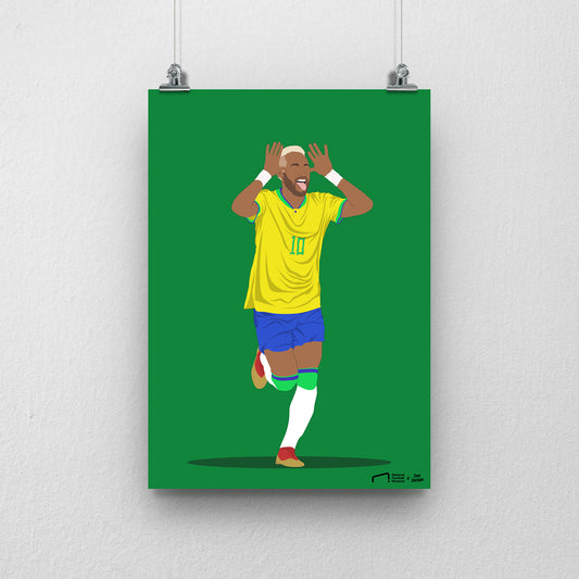 Neymar Brazil print - DanDesignsGB