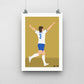 Niahm Charles England A3 Print - DanDesignsGB