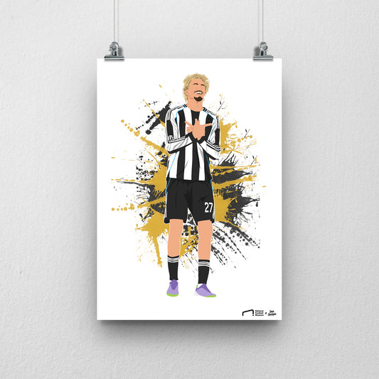 Nick Woltemade Print - DanDesignsGB