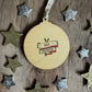 Noel Gallagher Wooden Bauble
