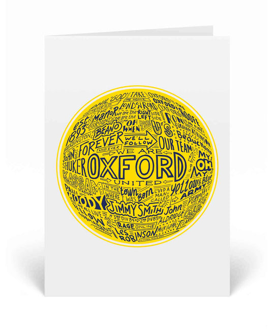 Sketch Book - Oxford United Card
