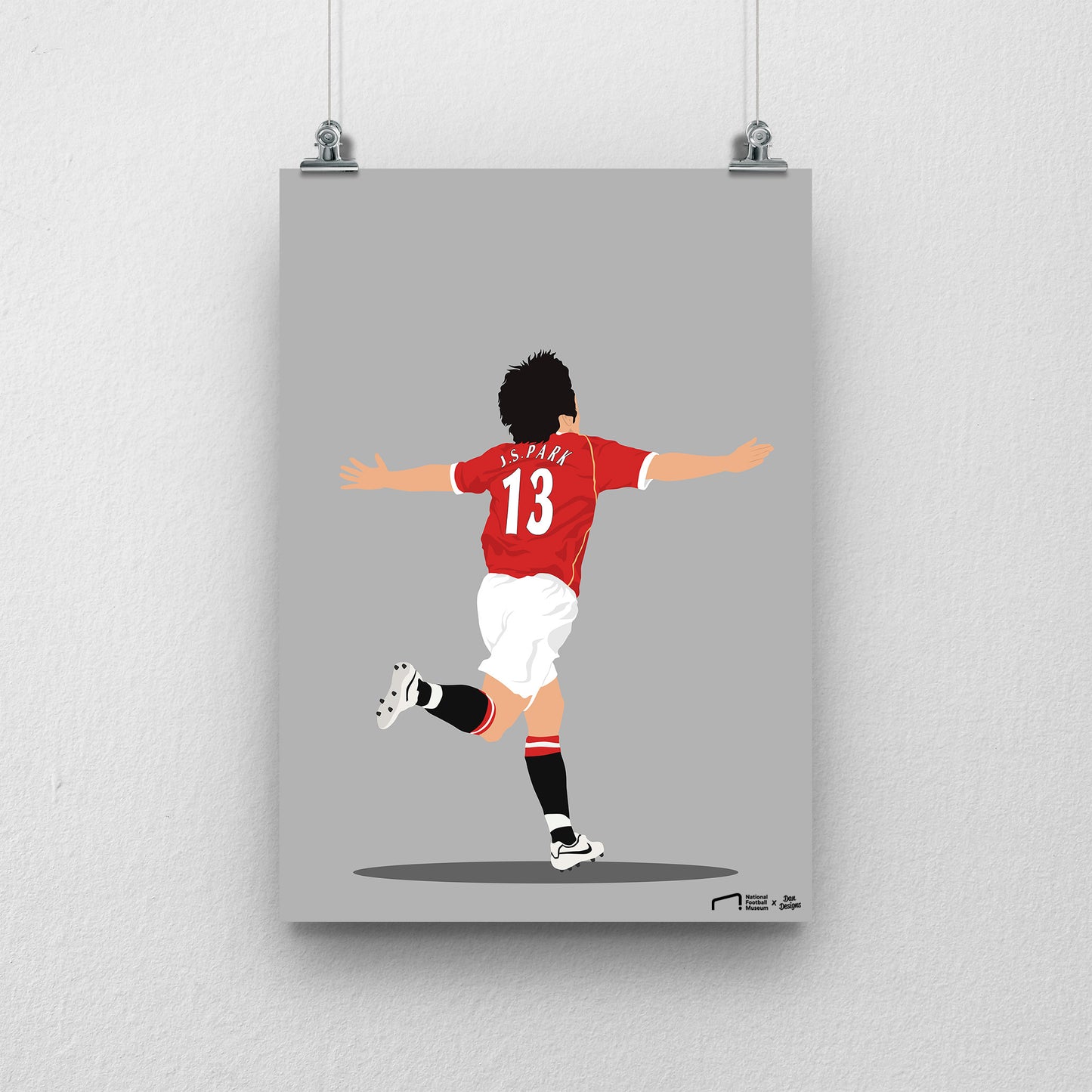 Park Ji-Sung Print - DanDesignsGB