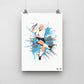 Gascoigne Volley Kick A3 Print - DanDesignsGB