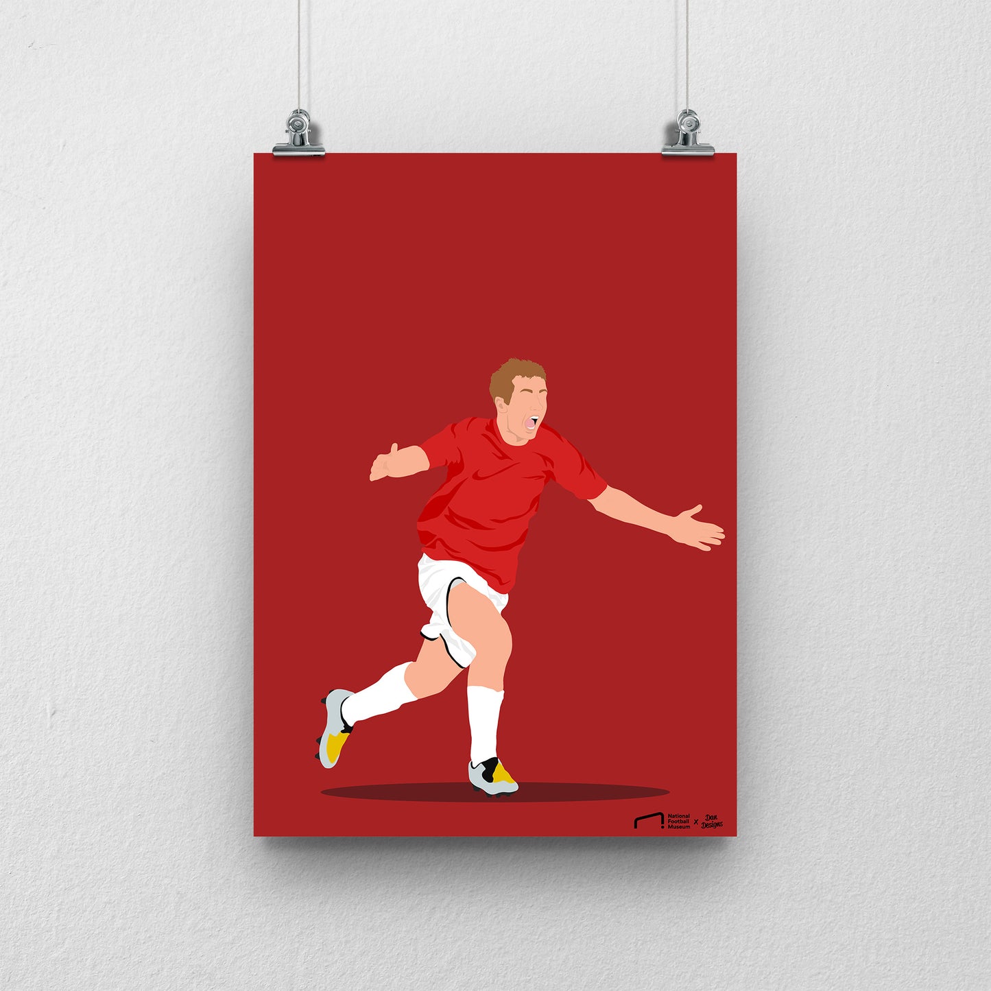 Paul Scholes Print - DanDesignsGB