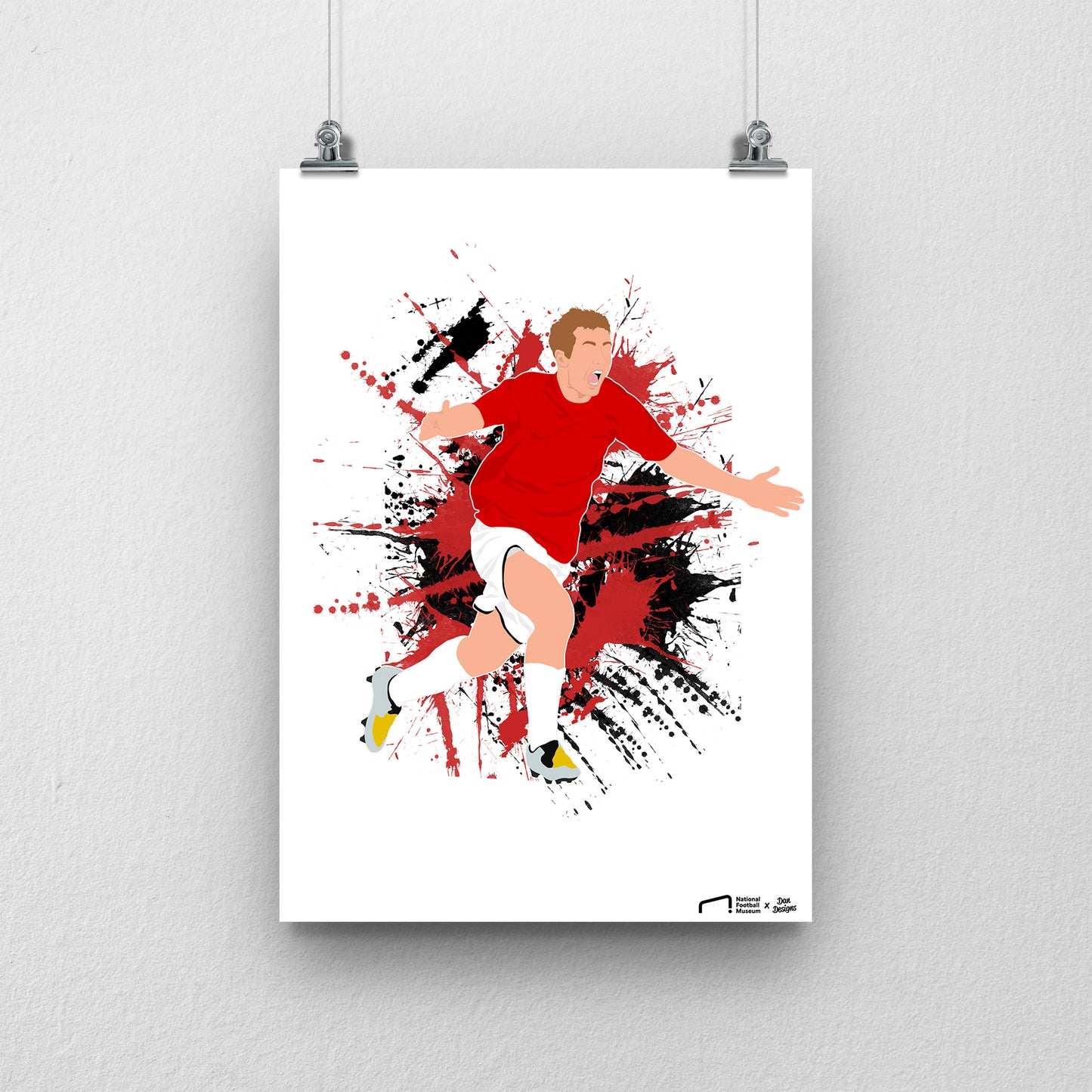 Paul Scholes Print - DanDesignsGB