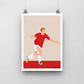 Paul Scholes Print - DanDesignsGB