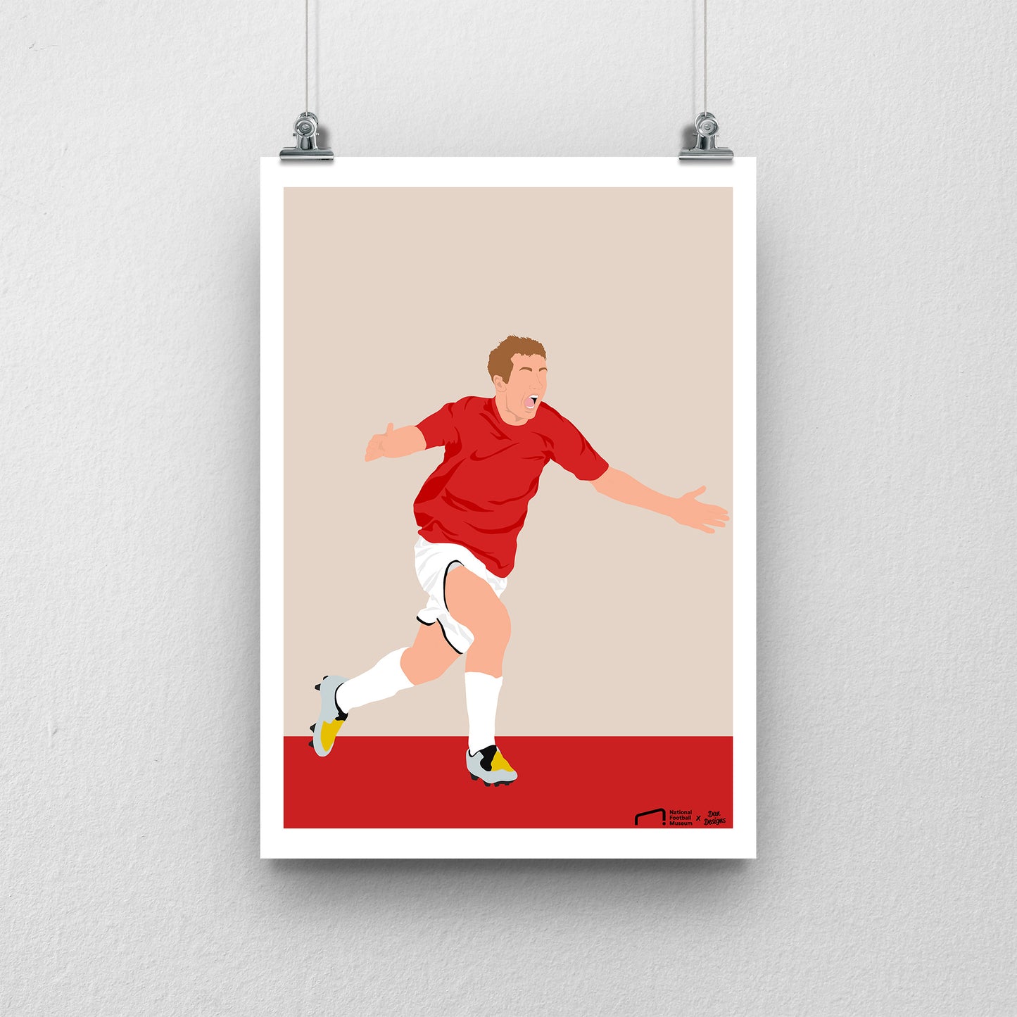 Paul Scholes Print - DanDesignsGB