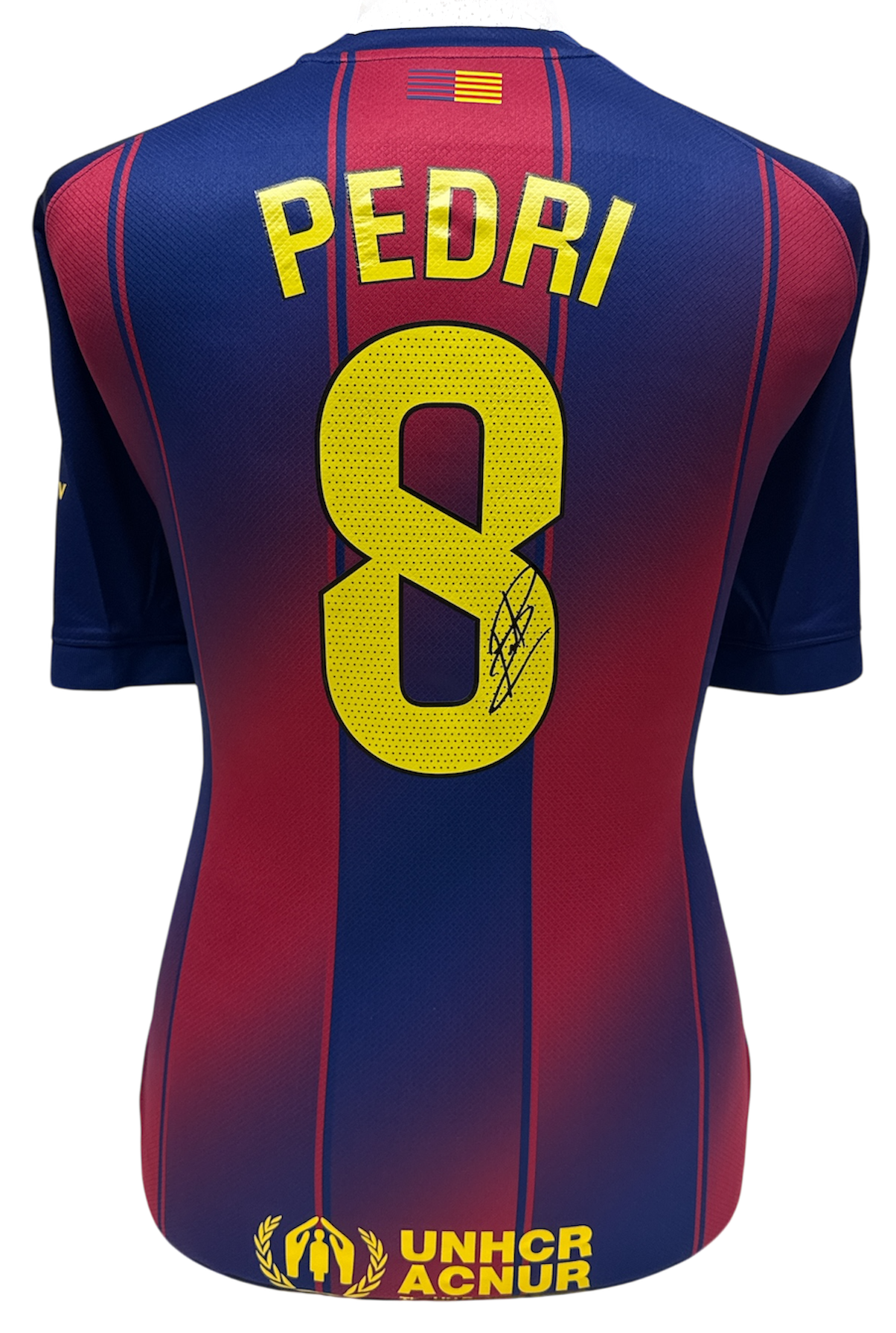 Pedri signed Barcelona home shirt