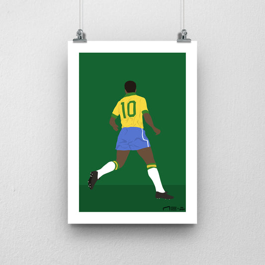 Pelé Brazil Print - DanDesignsGB