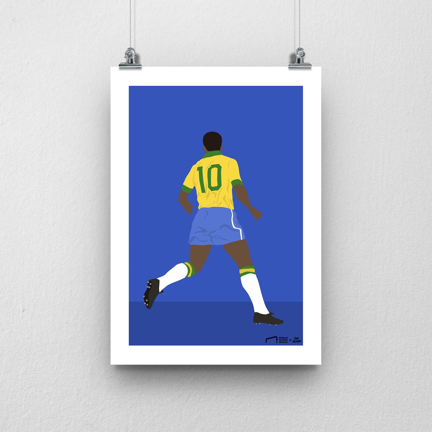 Pelé Brazil Print - DanDesignsGB