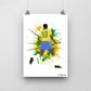 Pelé Brazil Print - DanDesignsGB