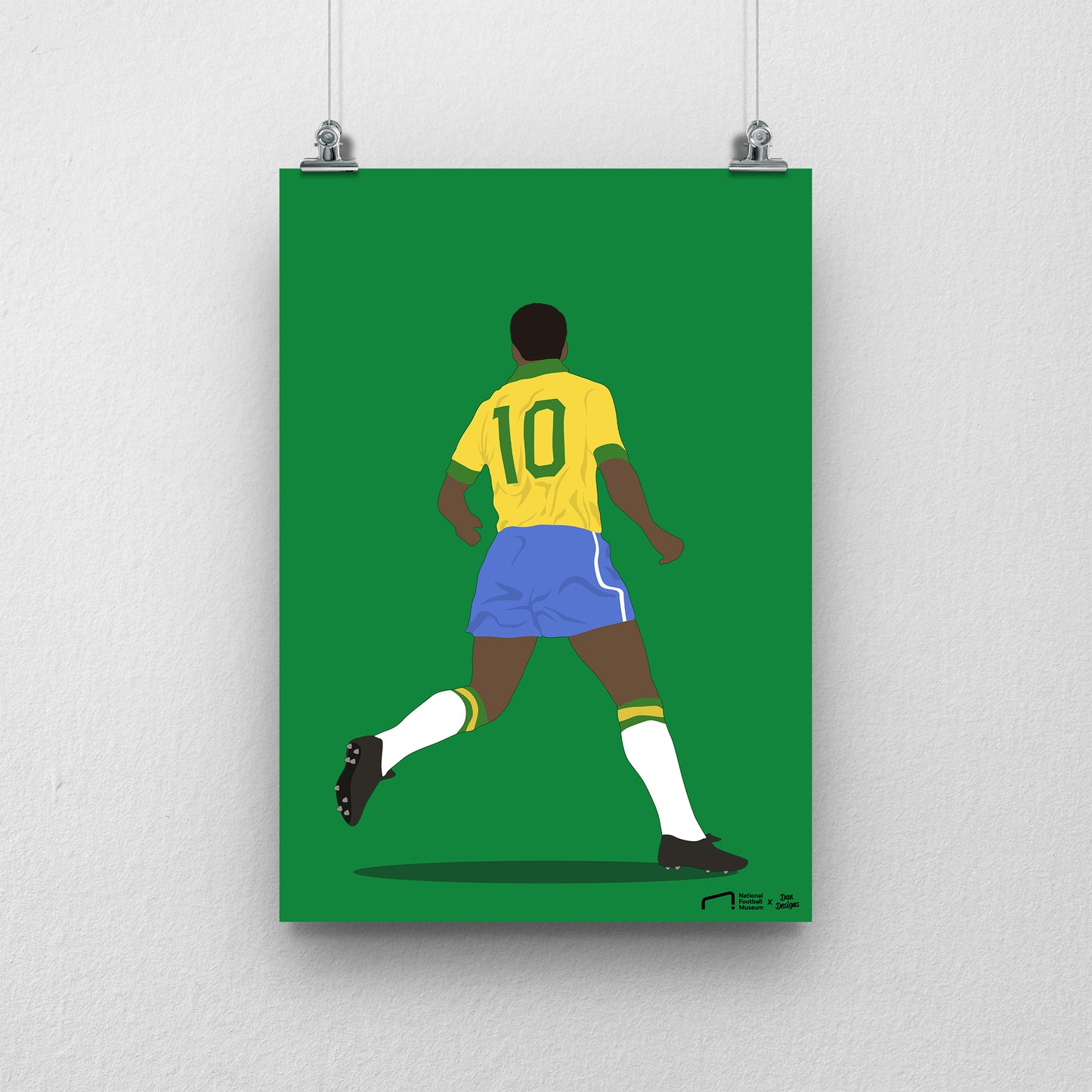 Pelé Brazil Print - DanDesignsGB