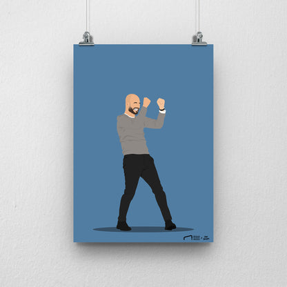 Pep Guardiola Print - DanDesignsGB