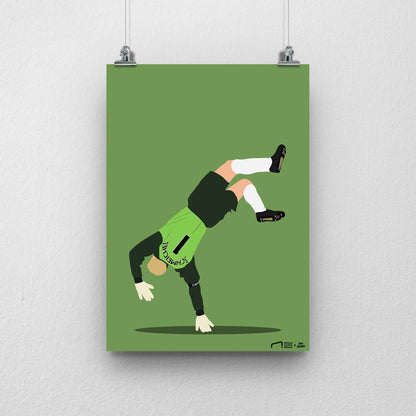 Peter Schmeichel Print - DanDesignsGB