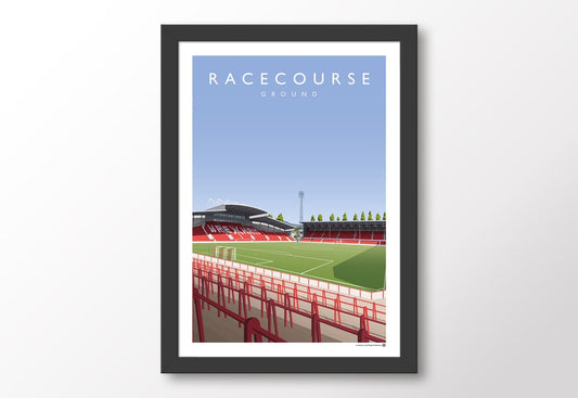 Wrexham Racecourse Ground/Y Cae Ras Poster - Matthew J I Wood