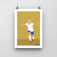 Rachel Daly England Print - DanDesignsGB