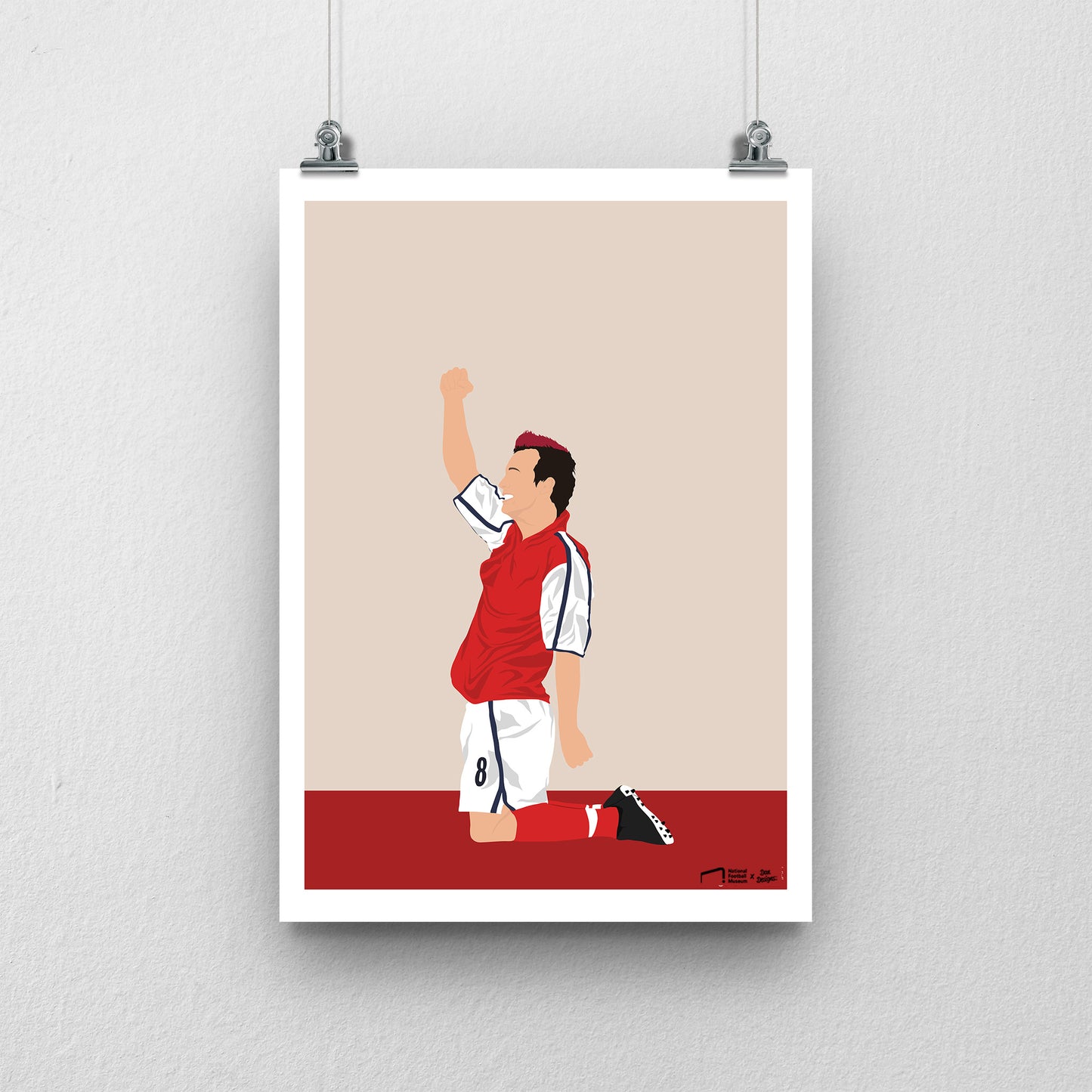 Freddie Ljungberg Arsenal Print - DanDesignsGB