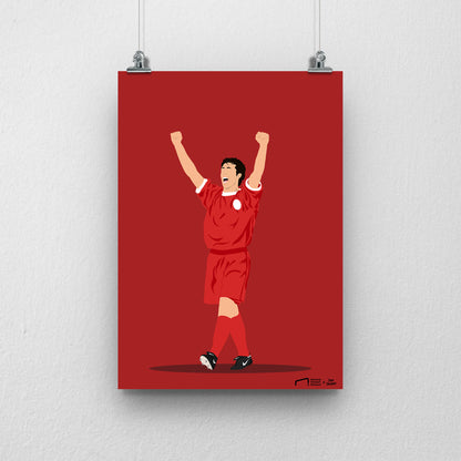 Robbie Fowler Print - DanDesignsGB