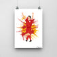 Robbie Fowler Print - DanDesignsGB