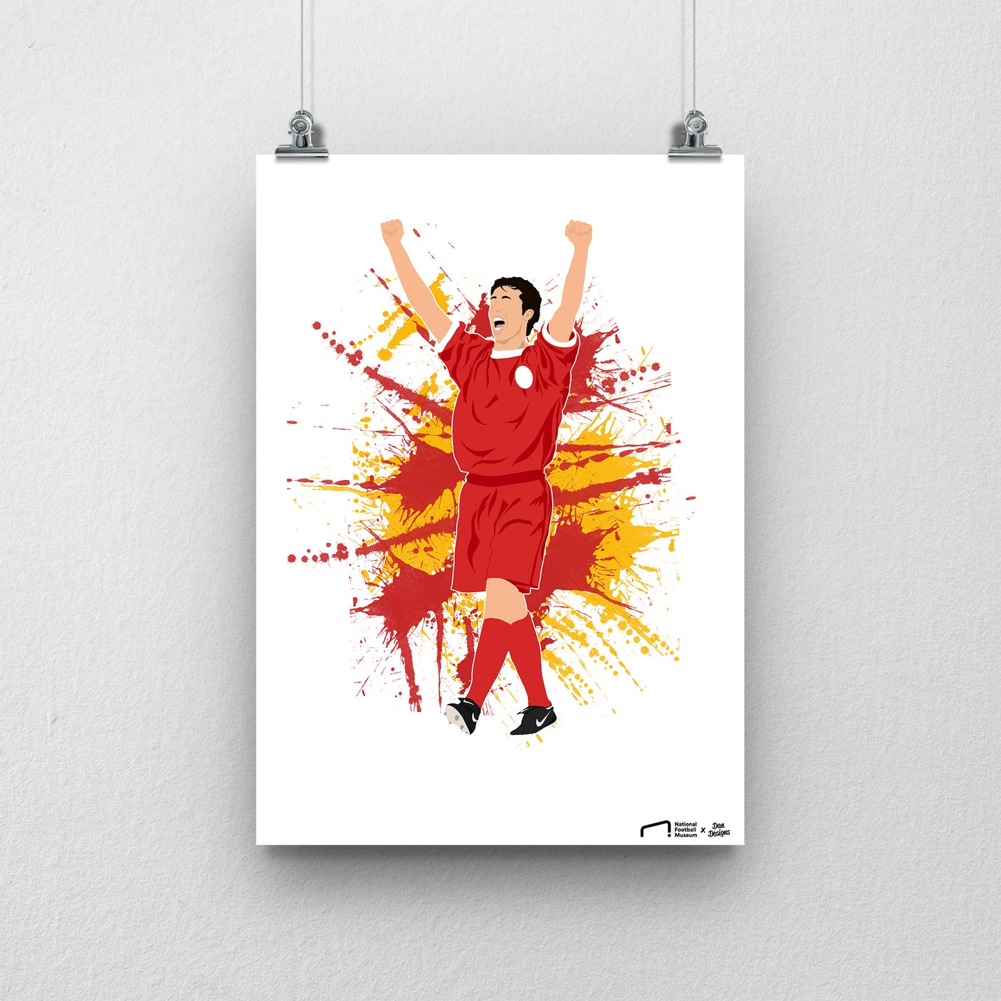 Robbie Fowler Print - DanDesignsGB