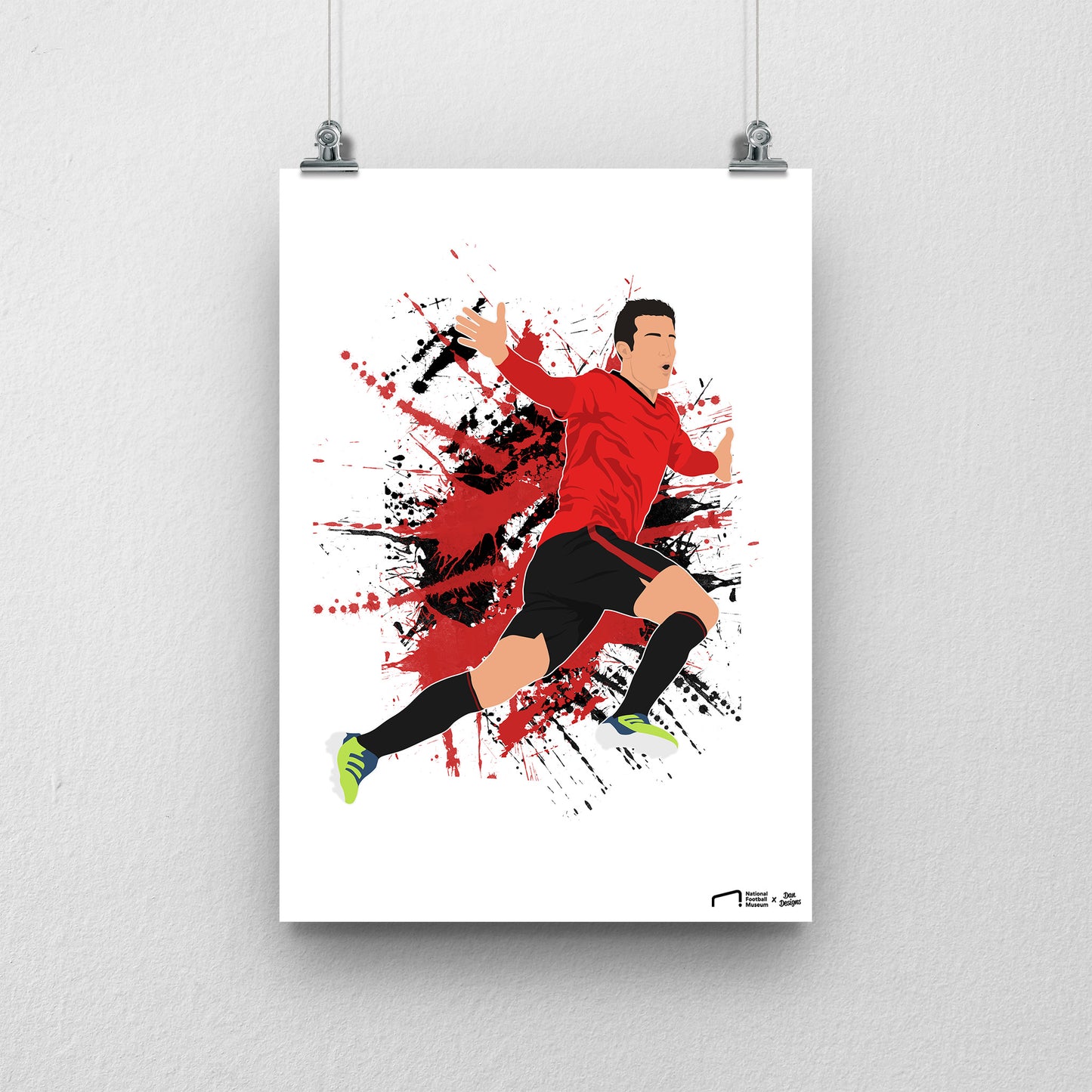 Robin Van Persie Print - DanDesignsGB