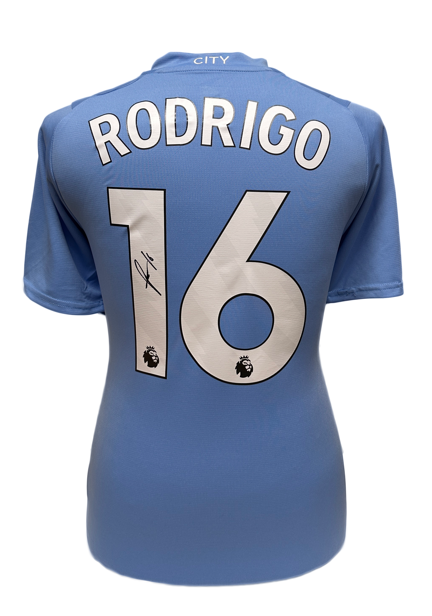 Rodri Signed 23/24 Manchester City Shirt