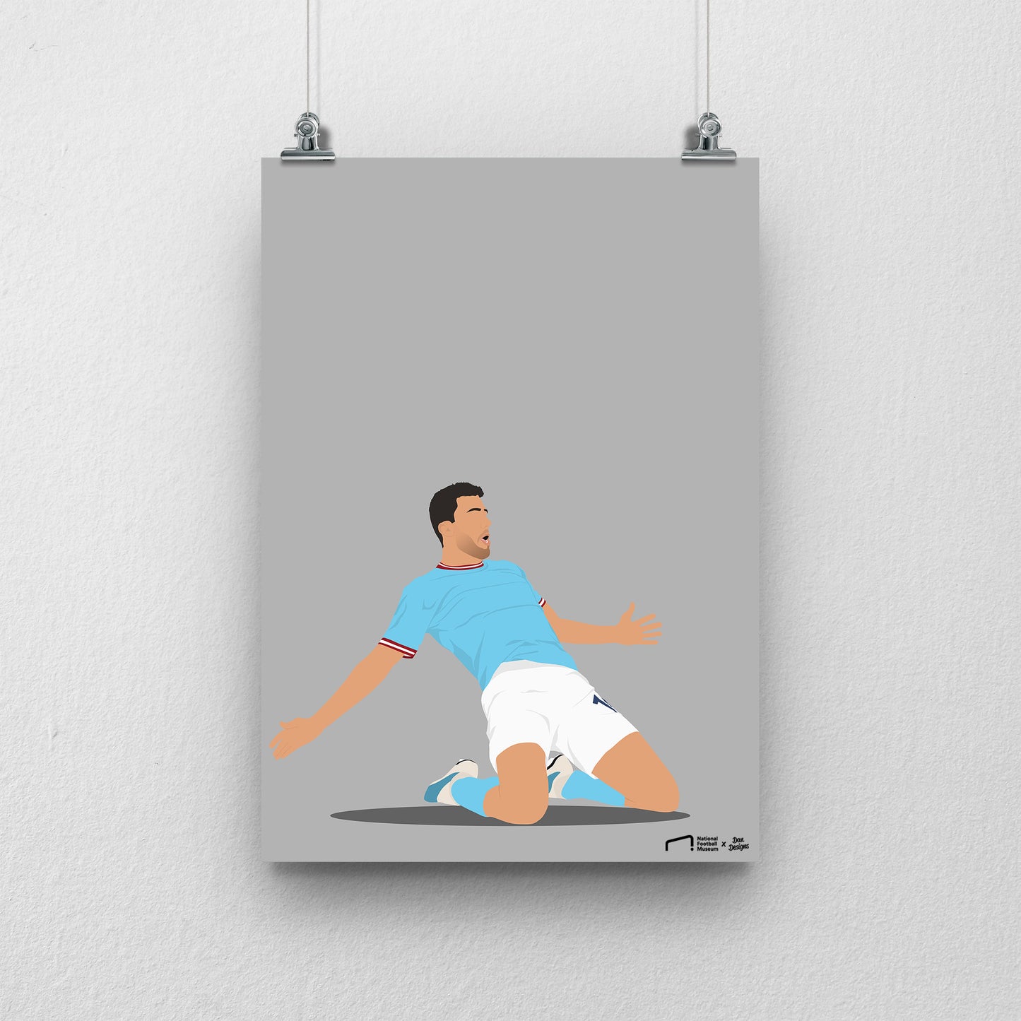 Rodri Manchester City Print - DanDesignsGB