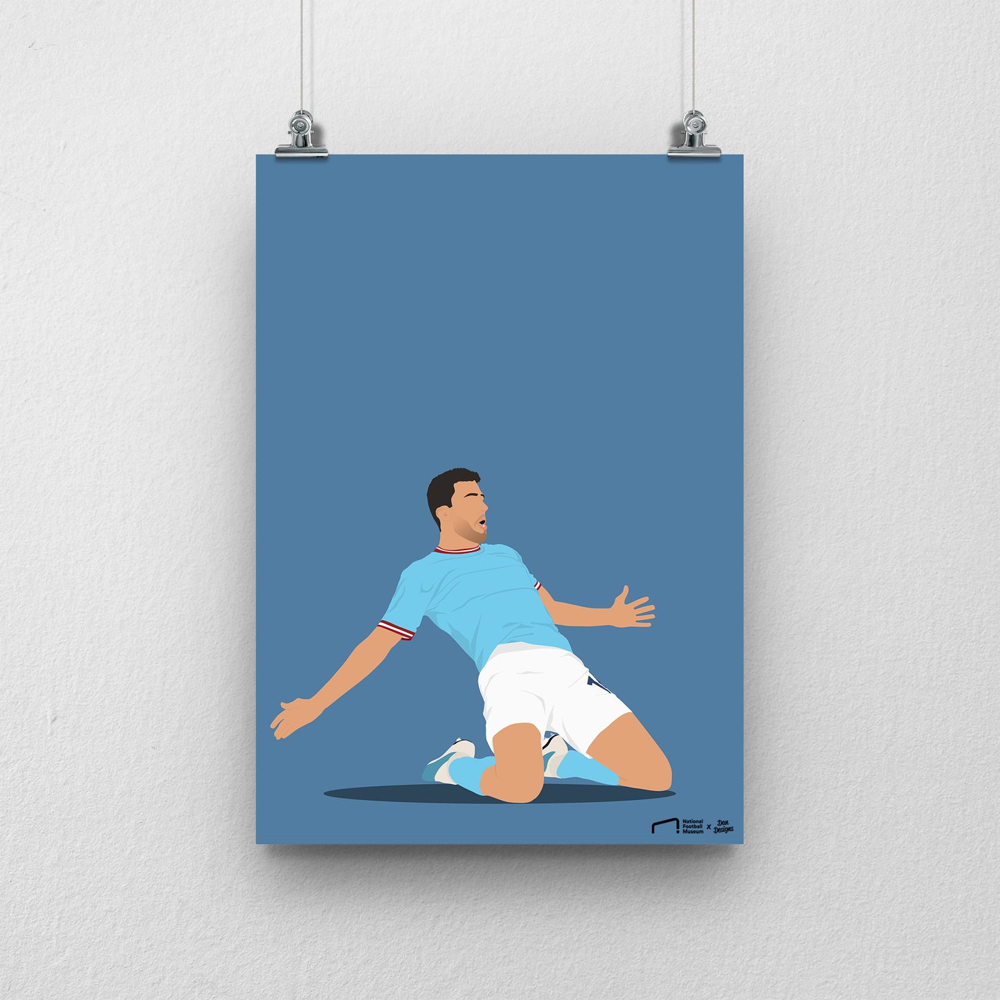 Rodri Manchester City Print - DanDesignsGB