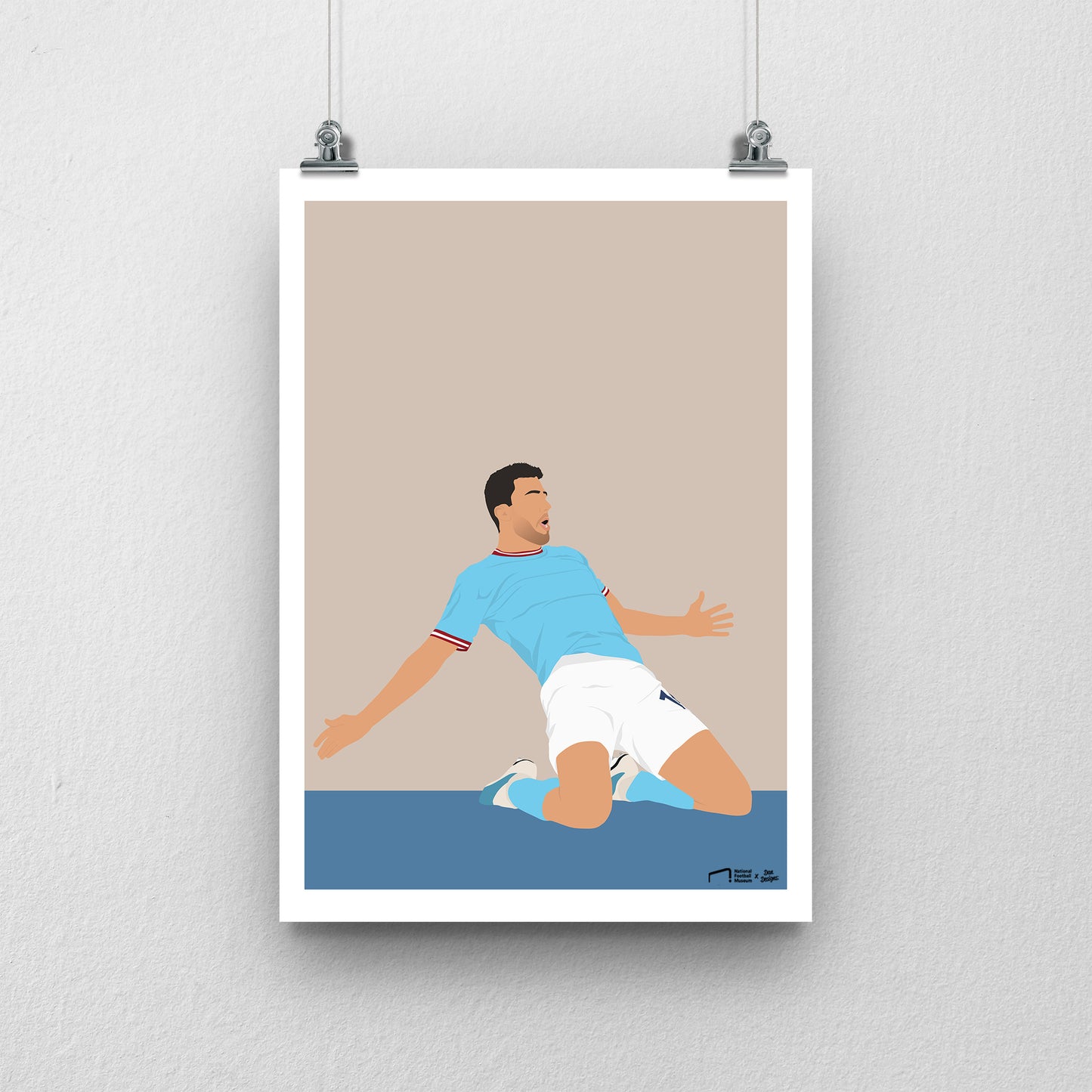 Rodri Manchester City Print - DanDesignsGB