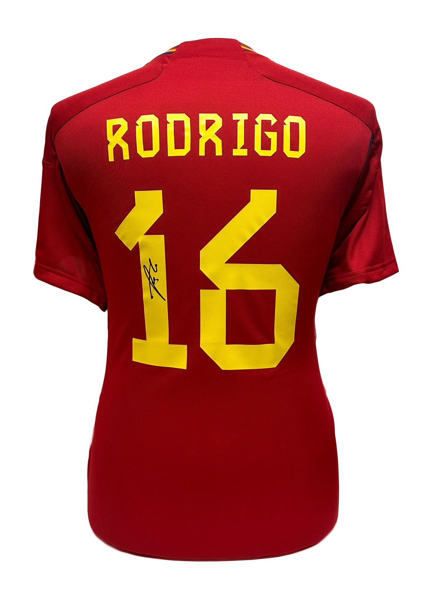 Rodri Signed 22/23 Spain Shirt