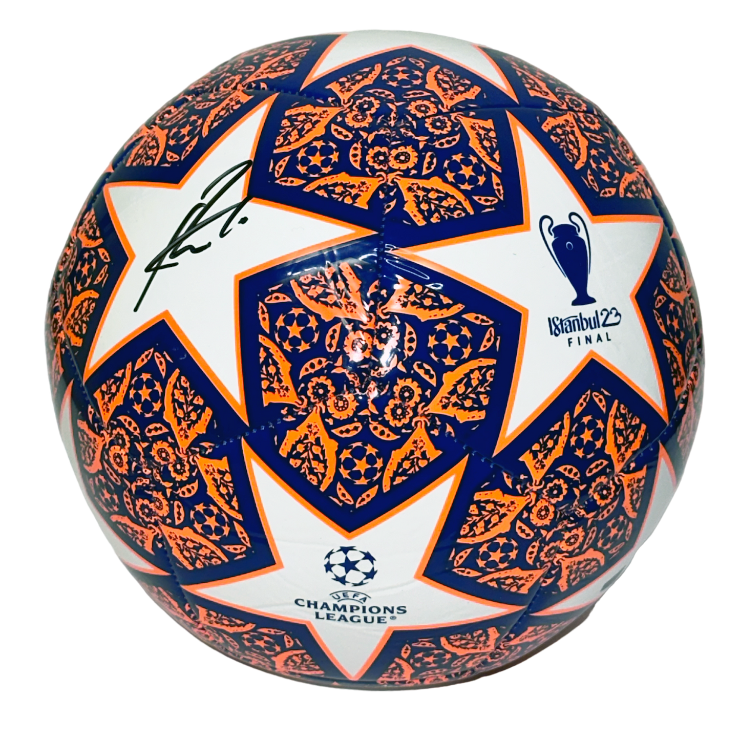 Rodri Signed Istanbul 2023 Champions League Football