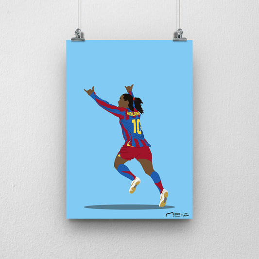 Ronaldinho Print - DanDesignsGB