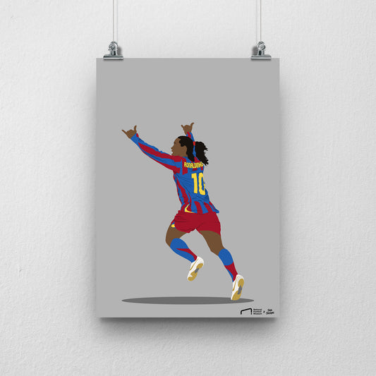 Ronaldinho Print - DanDesignsGB