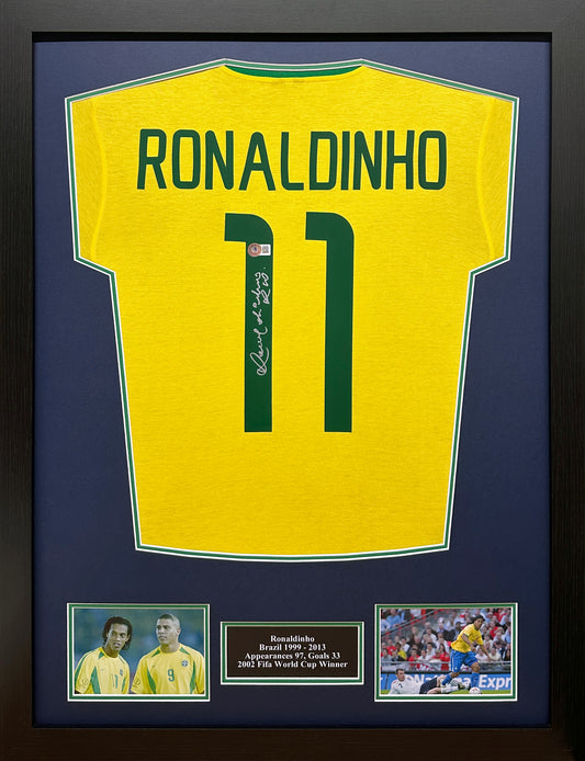 Ronaldinho Signed Brazil Shirt