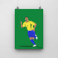 Ronaldo Brazil Print - DanDesignsGB