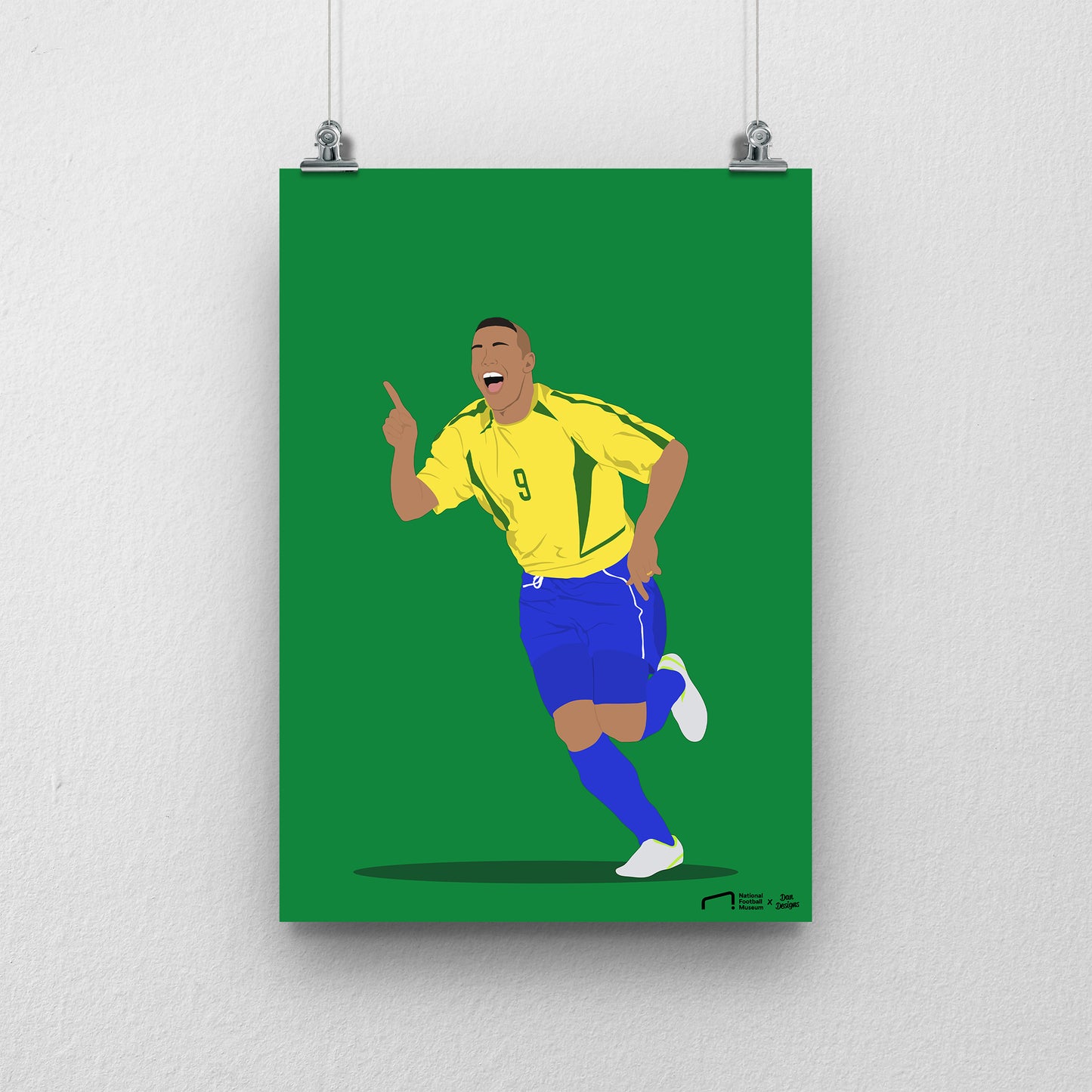 Ronaldo Brazil Print - DanDesignsGB