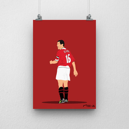 Roy Keane Print - DanDesignsGB