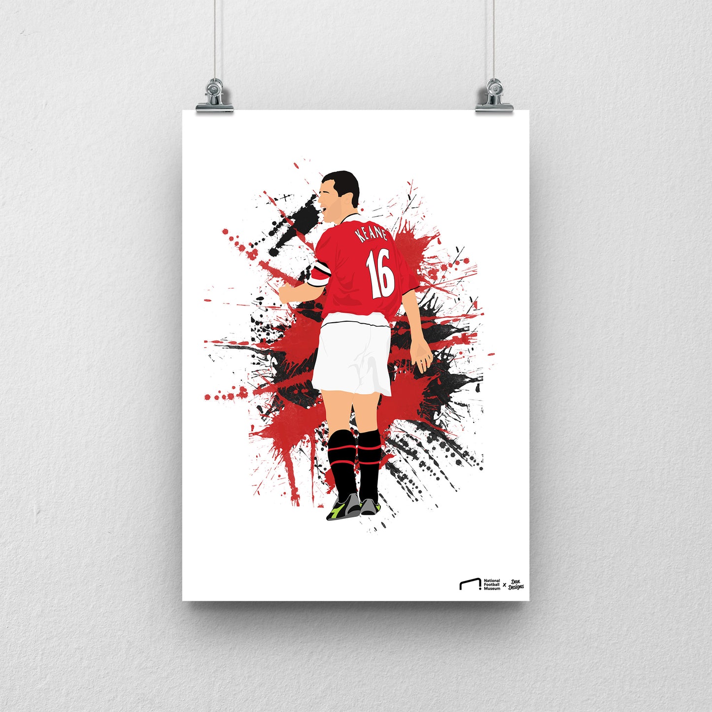 Roy Keane Print - DanDesignsGB