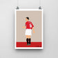 Roy Keane Print - DanDesignsGB