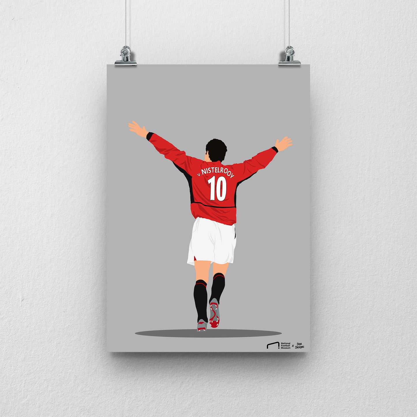 Ruud Van Nistelrooy Print - DanDesignsGB