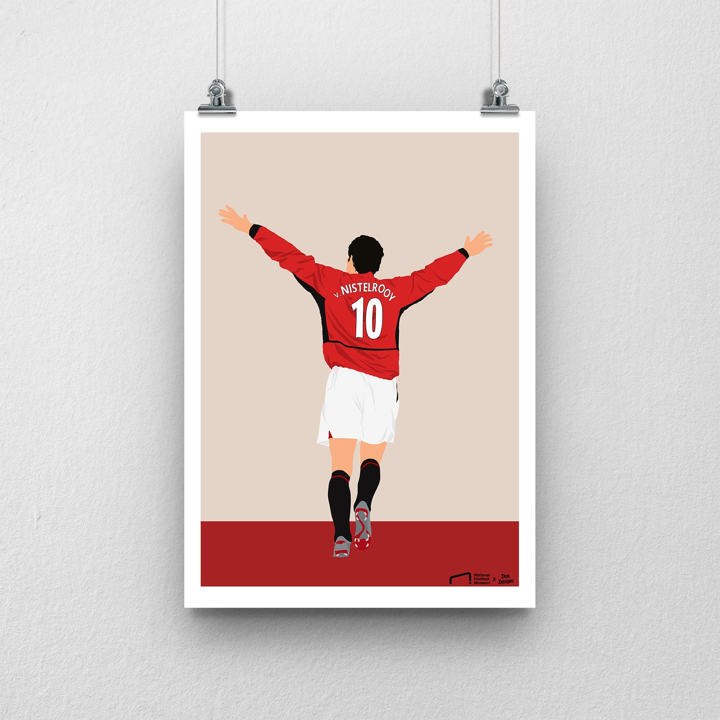 Ruud Van Nistelrooy Print - DanDesignsGB