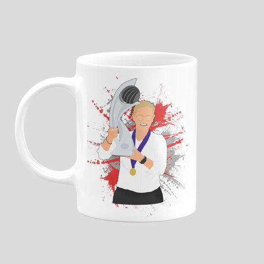Sarina Wiegman Mug - DanDesignsGB