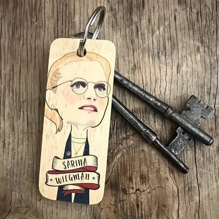 Sarina Wiegman Wooden Keyring