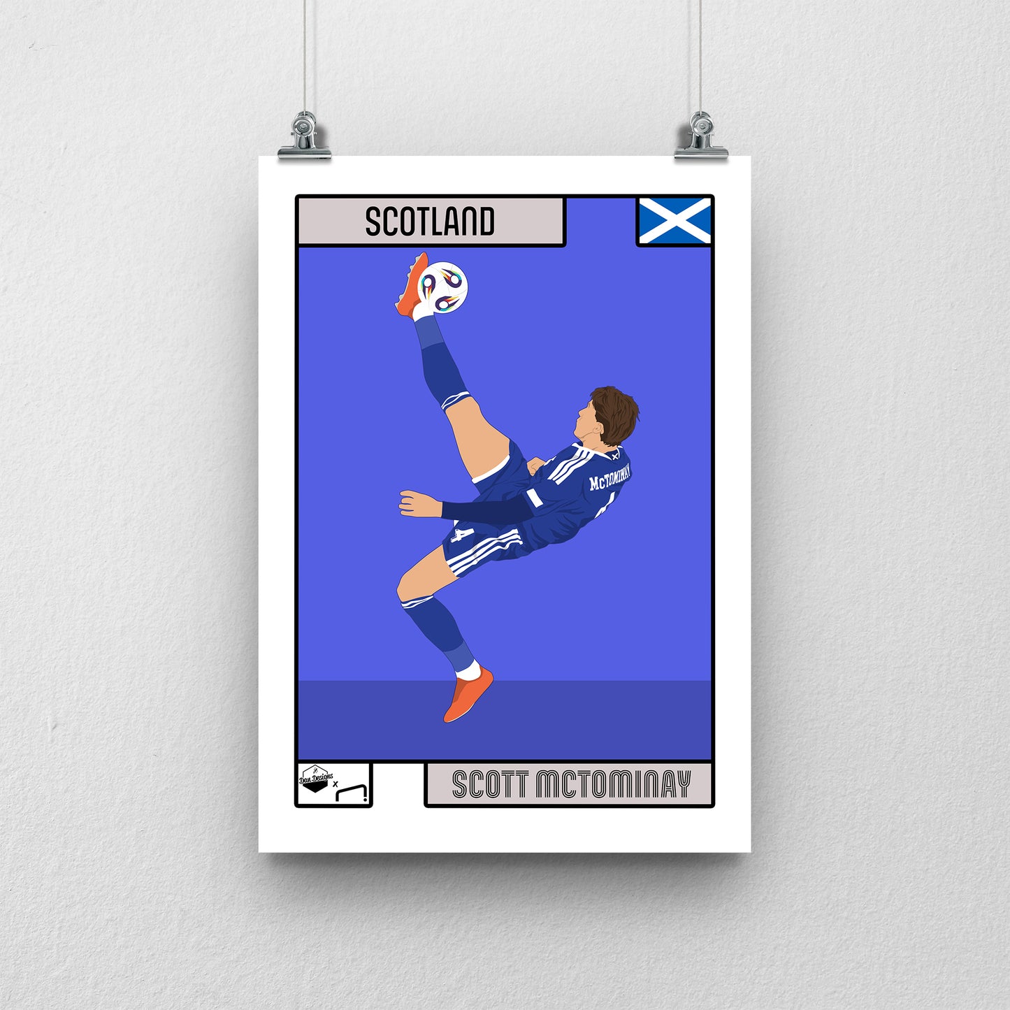 Scott McTominay Scotland Print - DanDesignsGB